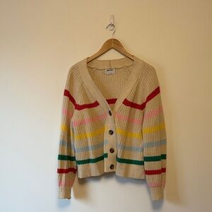 Old Navy Multicolor Striped Cardigan